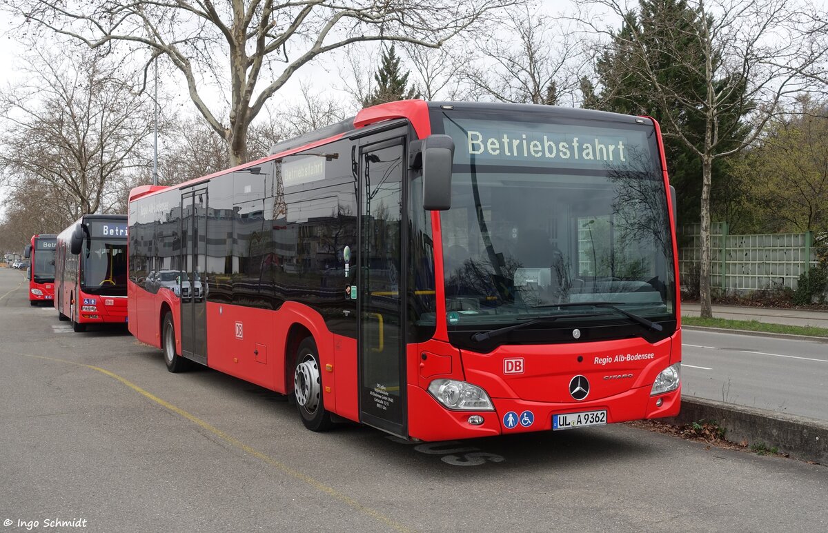 Regionalverkehr Alb-Bodensee (RAB) | Regio Alb-Bodensee | UL-A 9362 | Mercedes-Benz Citaro 2 Ü | 05.04.2021 in Metzingen