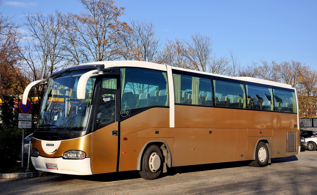 Scania Irizar Century von Burgstaller/�sterreich im Okt. 2013 in Krems.