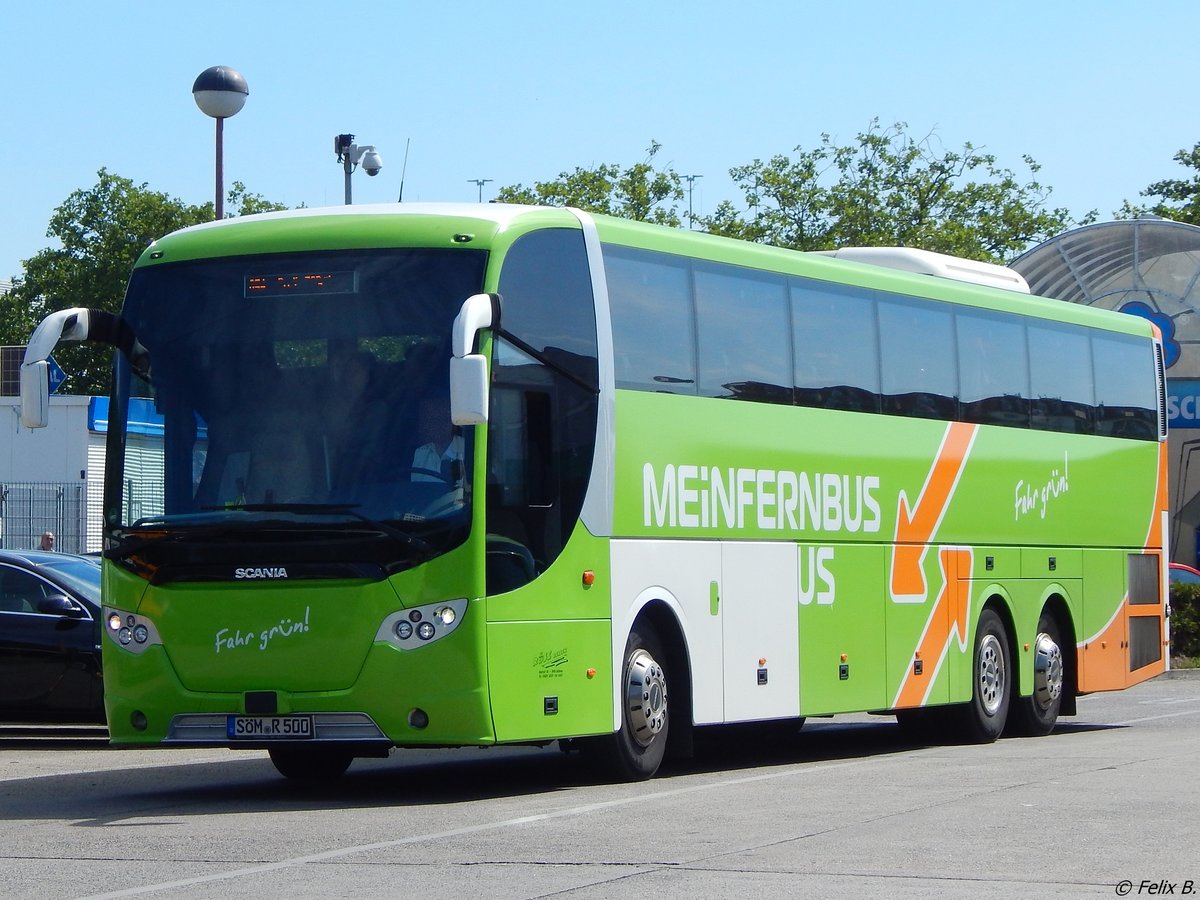 Scania OmniExpress von Flixbus/R�se Reisen aus Deutschland in Berlin.