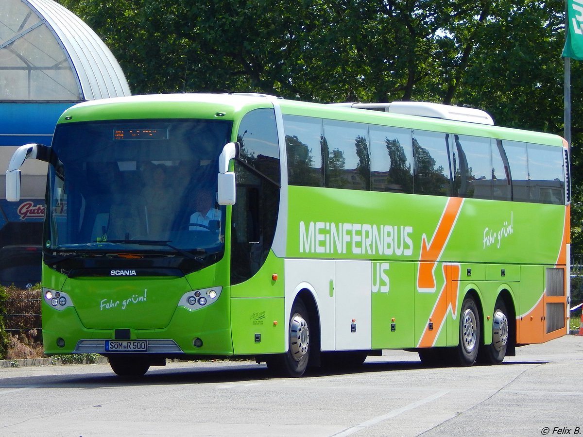 Scania OmniExpress von Flixbus/R�se Reisen aus Deutschland in Berlin.