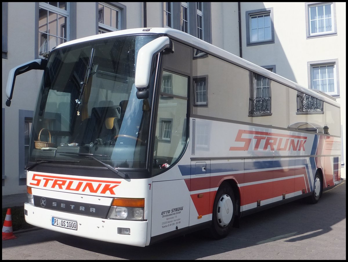 Setra 315 GT-HD von Strunk aus Deutschland in Sassnitz. 