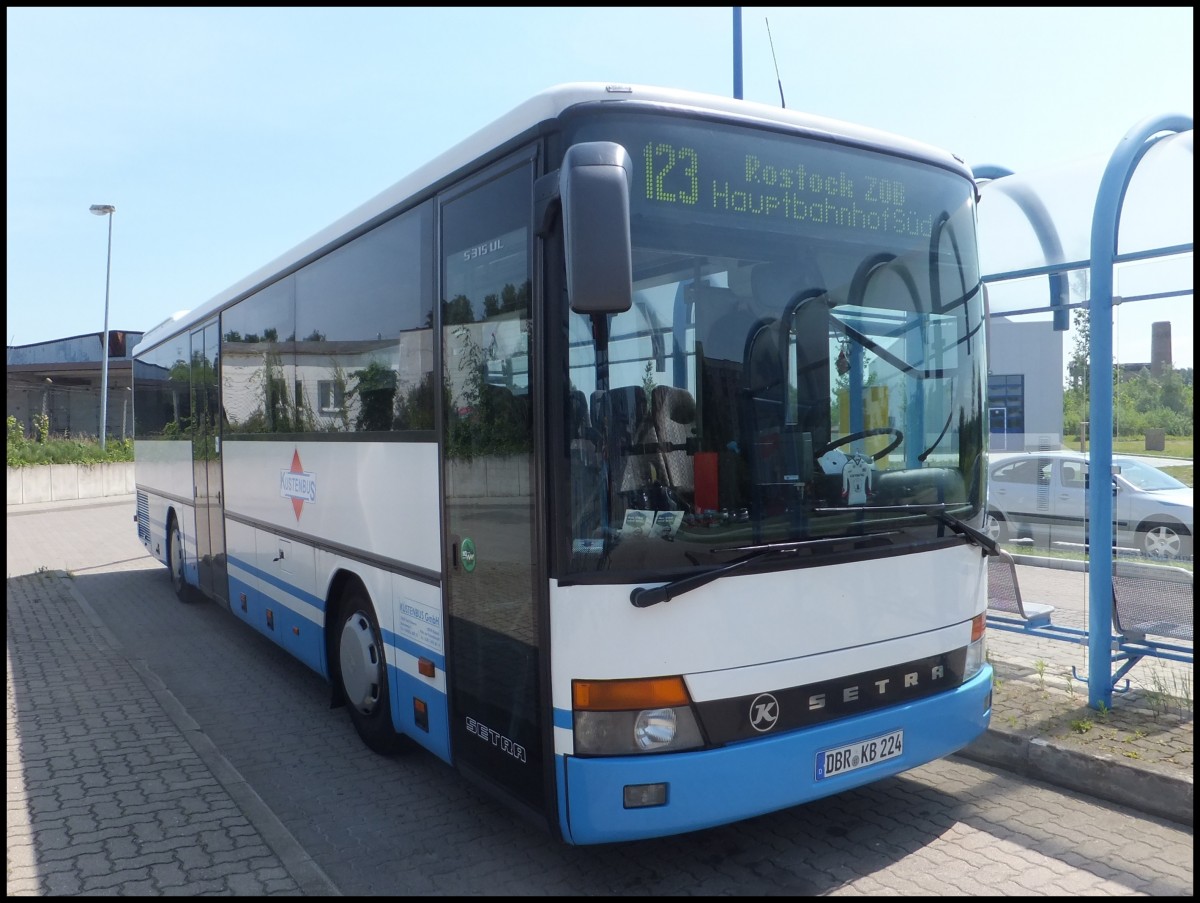 Setra 315 UL der K�stenbus GmbH in Rostock.