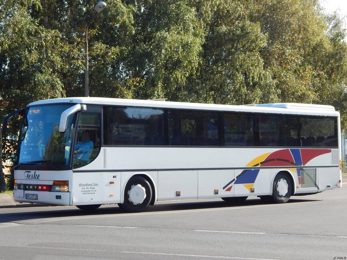 Setra 315 UL vom Reisedienst Teske aus Deutschland in Sassnitz.