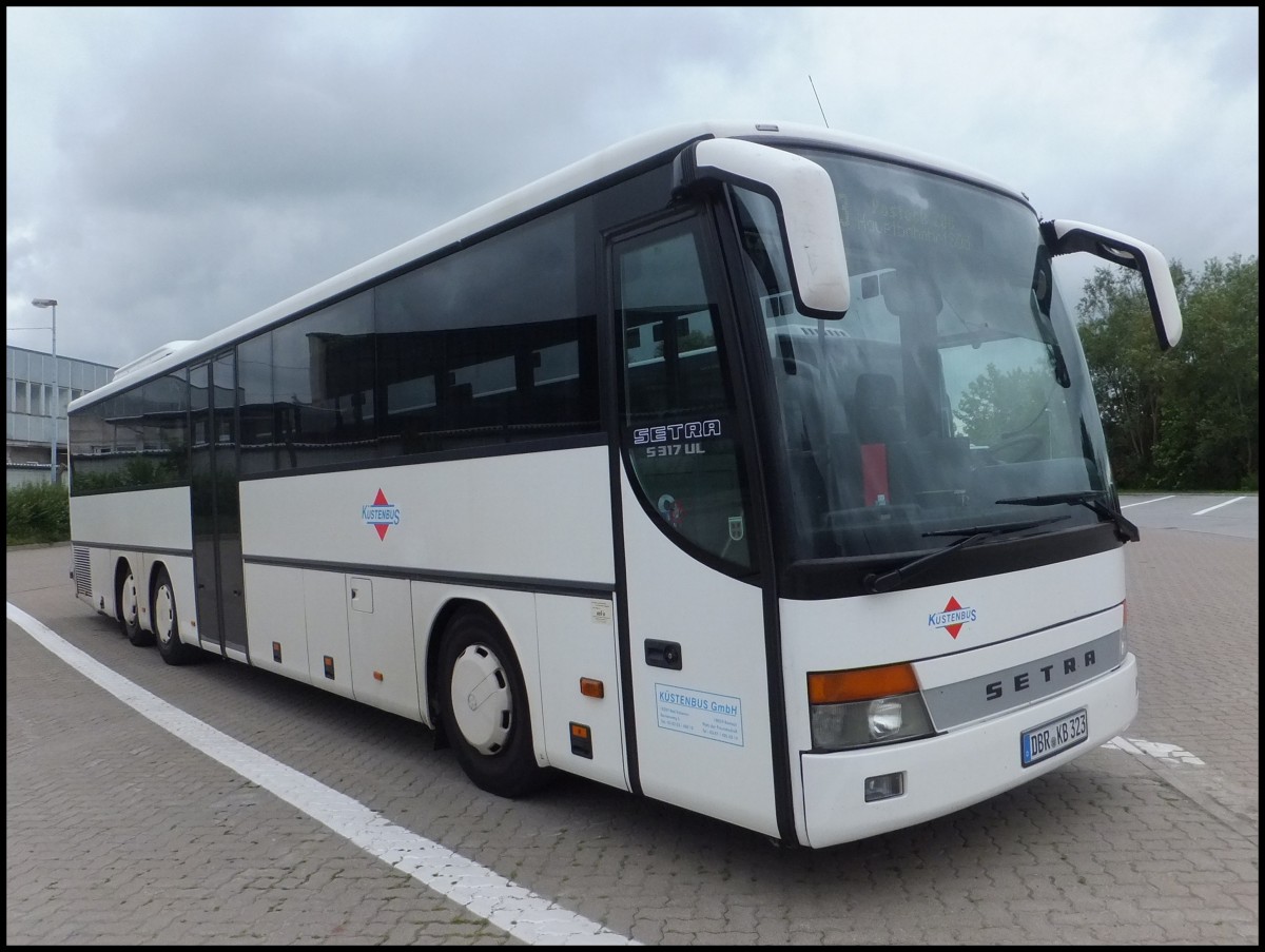 Setra 317 UL der K�stenbus GmbH in Rostock.