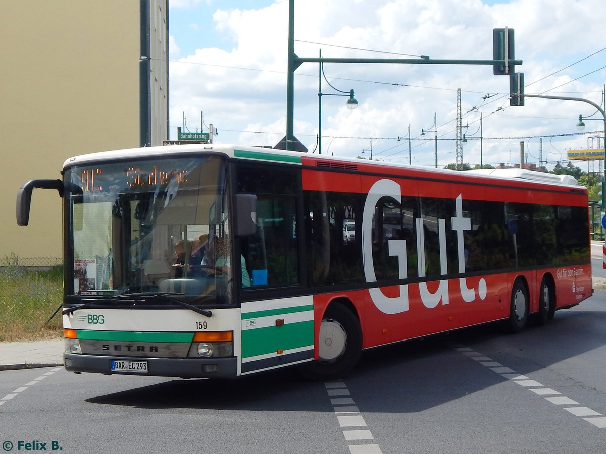 Setra 319 NF der Barnimer Busgesellschaft in Eberswalde.