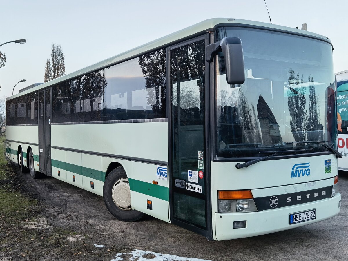 Setra 319 UL der MVVG (ex Nahverkehr GmbH Elbe-Elster/EE-N 231) in Friedland.