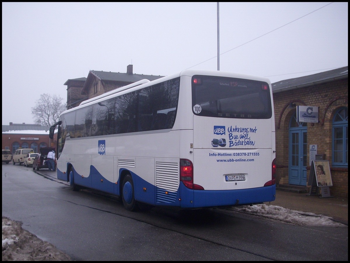 Setra 415 GT-HD von der Usedomer B�derbahn in Bergen.  
