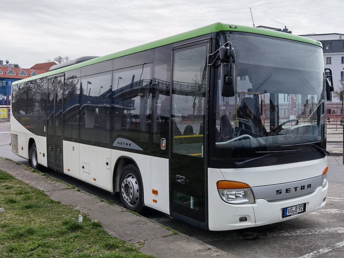 Setra 415 LE Business von URB aus Deutschland (ex Gschwindl) in Neubrandenburg. 