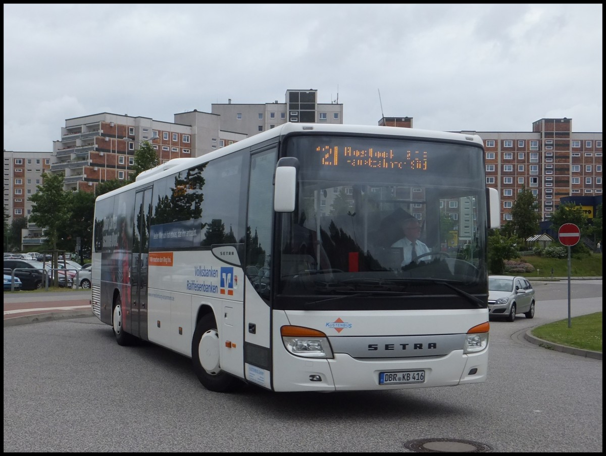Setra 415 UL der K�stenbus GmbH in Rostock.