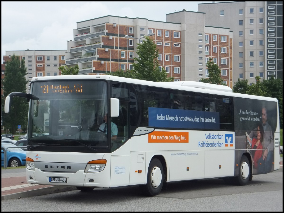 Setra 415 UL der K�stenbus GmbH in Rostock.