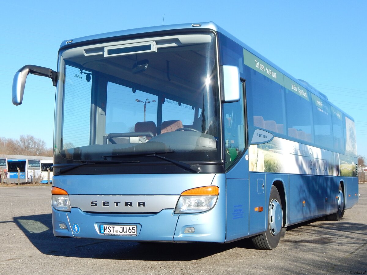 Setra 415 UL von Unger aus Deutschland in Neubrandenburg.