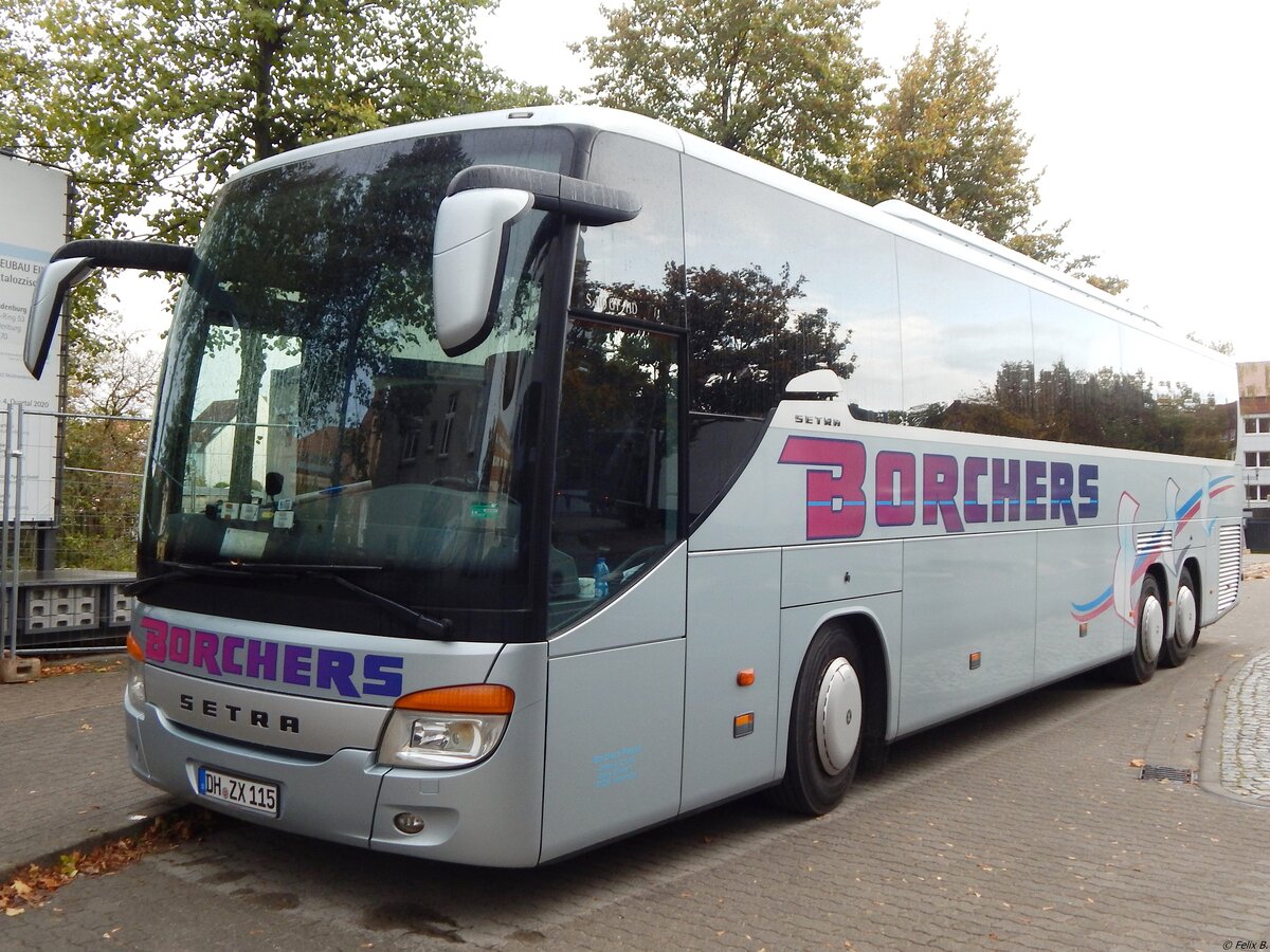 Setra 416 GT-HD von Borchers aus Deutschland in Neubrandenburg.