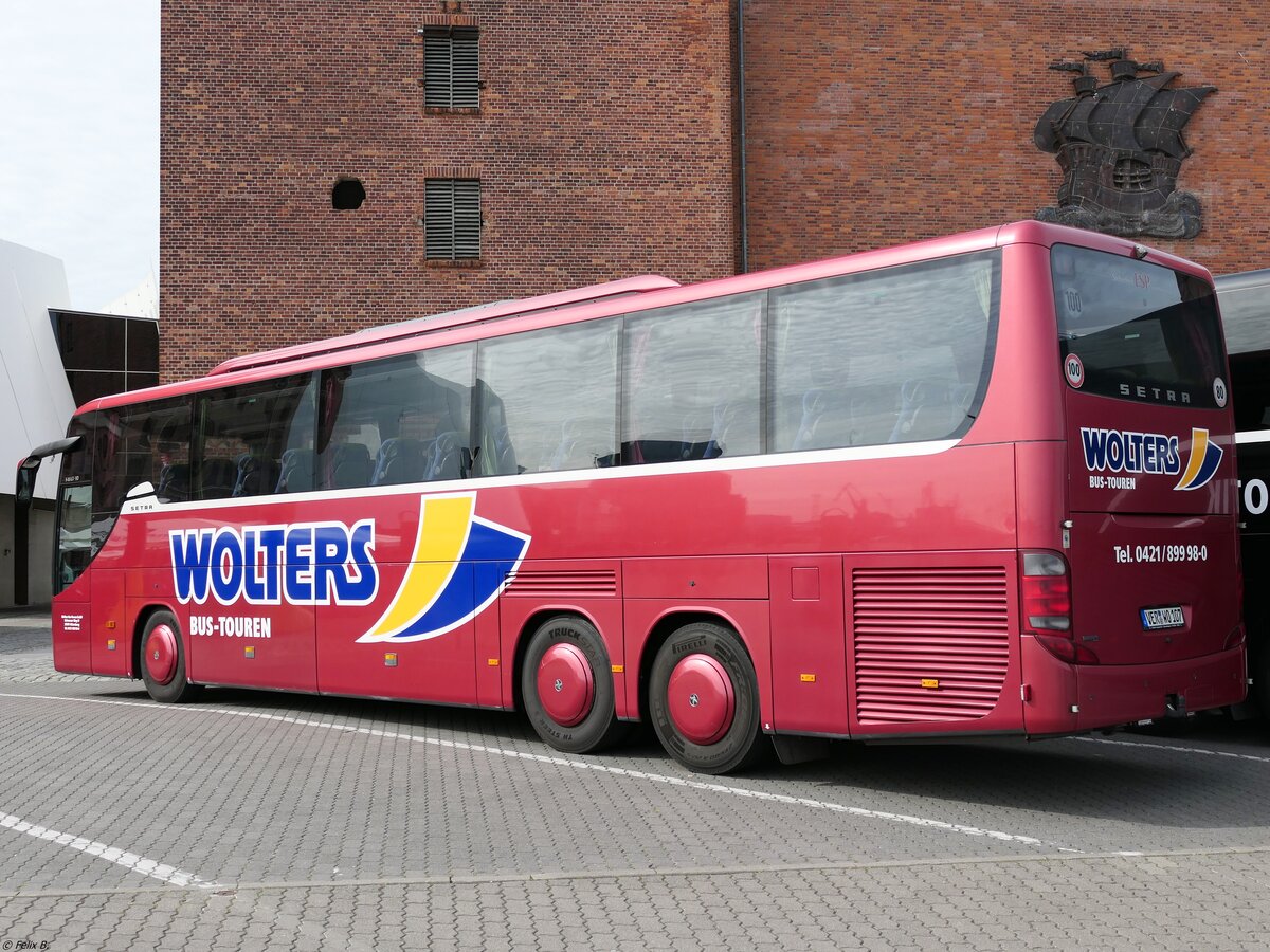 Setra 416 GT-HD von Wolters aus Deutschland in Stralsund.