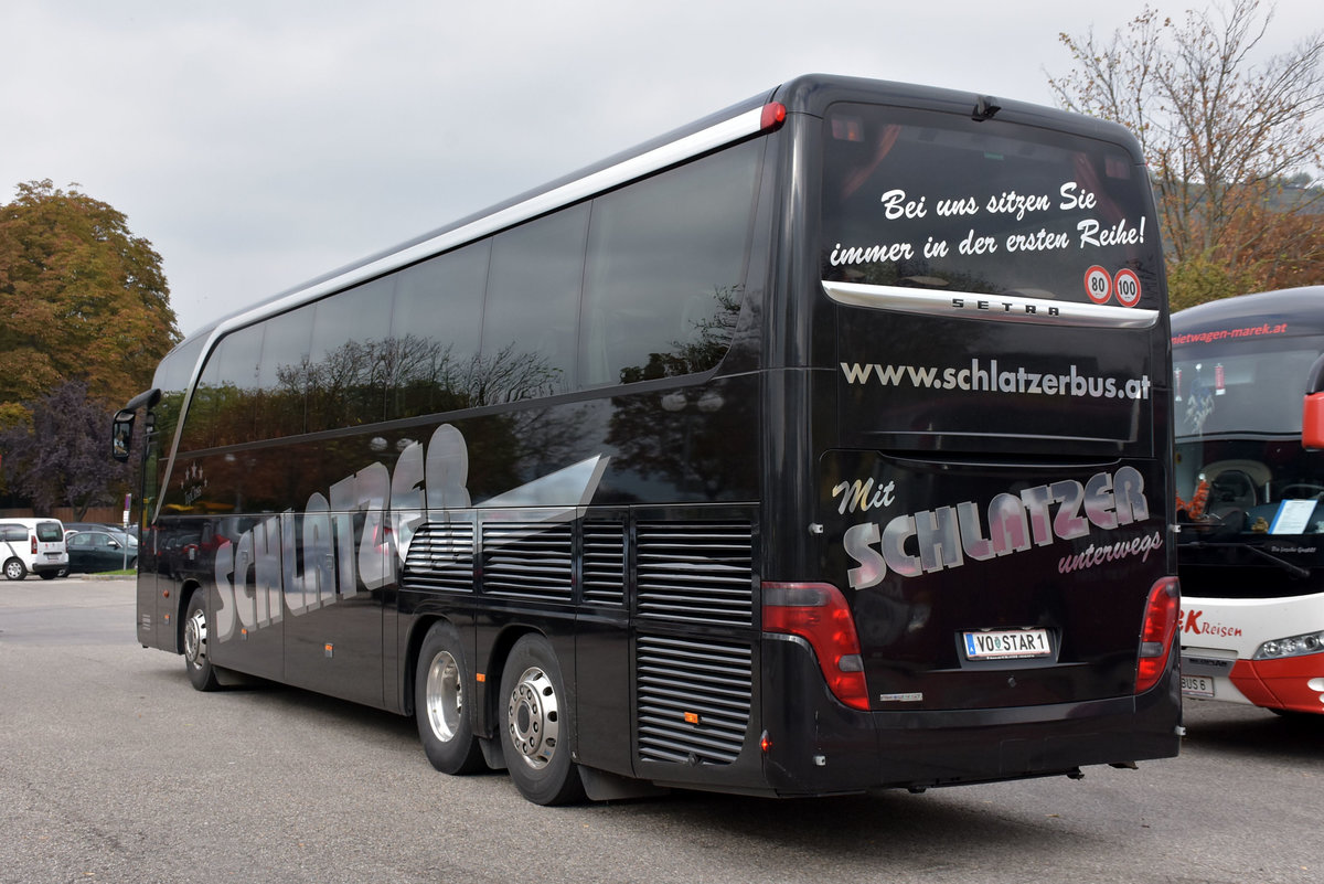 Setra 416 HDH von Schlatzer Reisen aus �sterreich 09/2017 in Krems.
