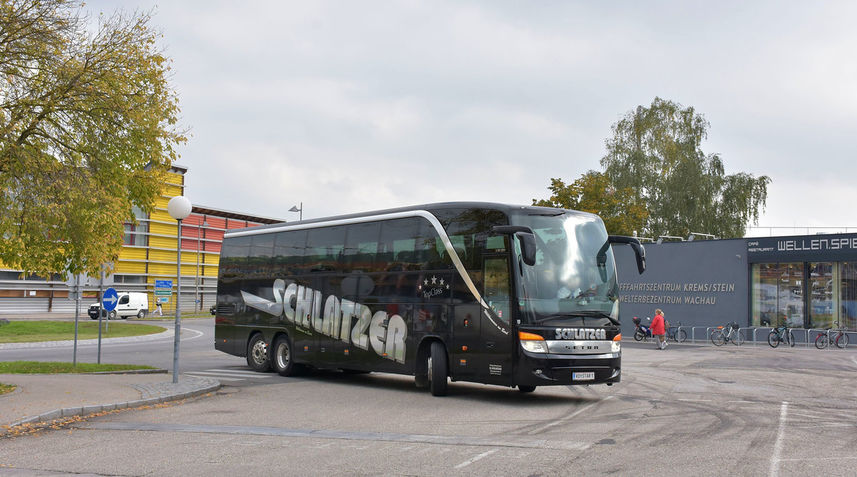 Setra 416 HDH von Schlatzer Reisen aus �sterreich 09/2017 in Krems.