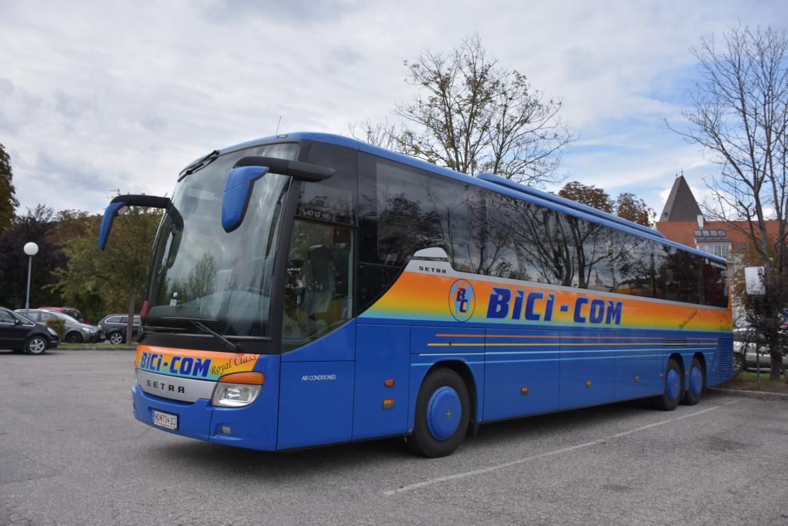 Setra 417 GT-HD von Bici-Com aus �sterreich 09/2017 in Krems.