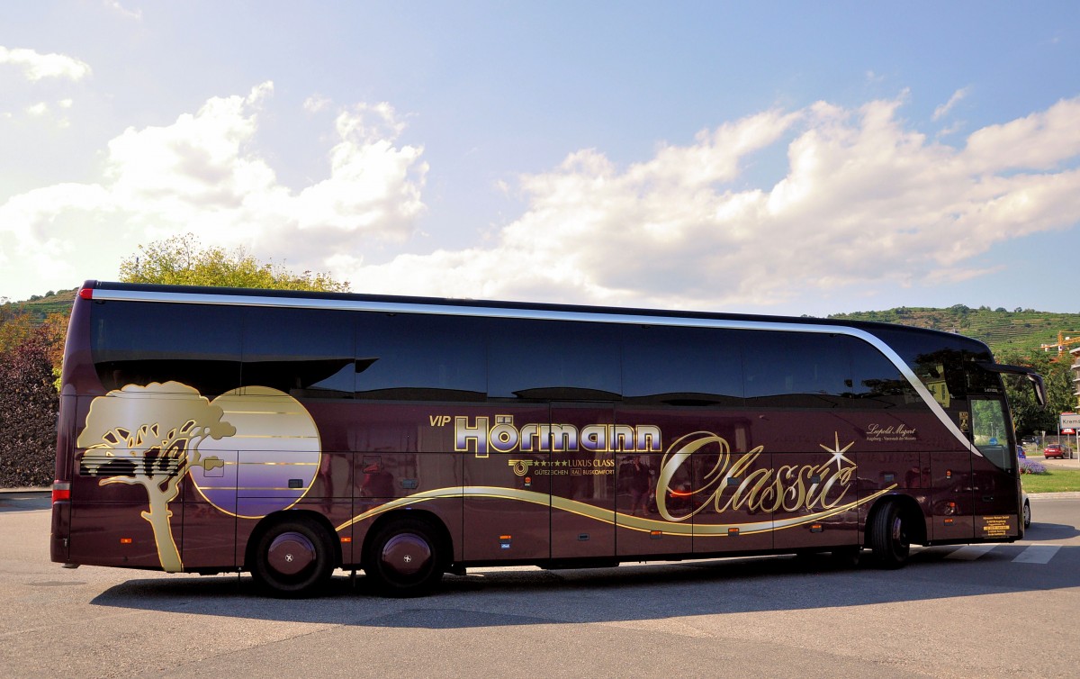 SETRA 417 HDH von H�RMANN Reisen aus Deutschland im Aug. 2013 in Krems gesehen.