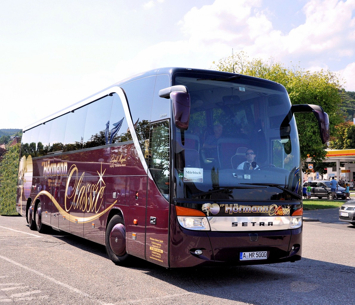 SETRA 417 HDH von H�RMANN Reisen aus Deutschland im Aug. 2013 in Krems gesehen.