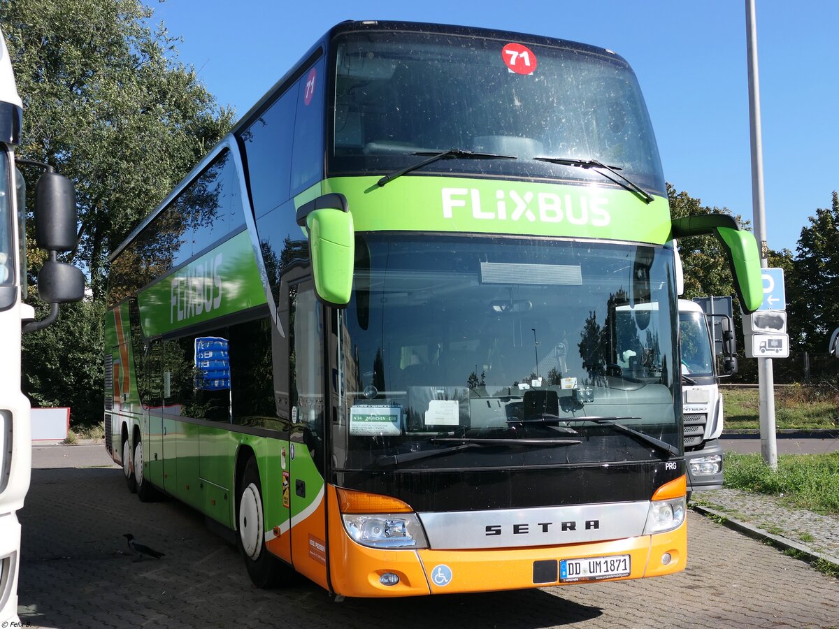Setra 431 DT von Flixbus/Umbrella/KDE aus Deutschland in Berlin.