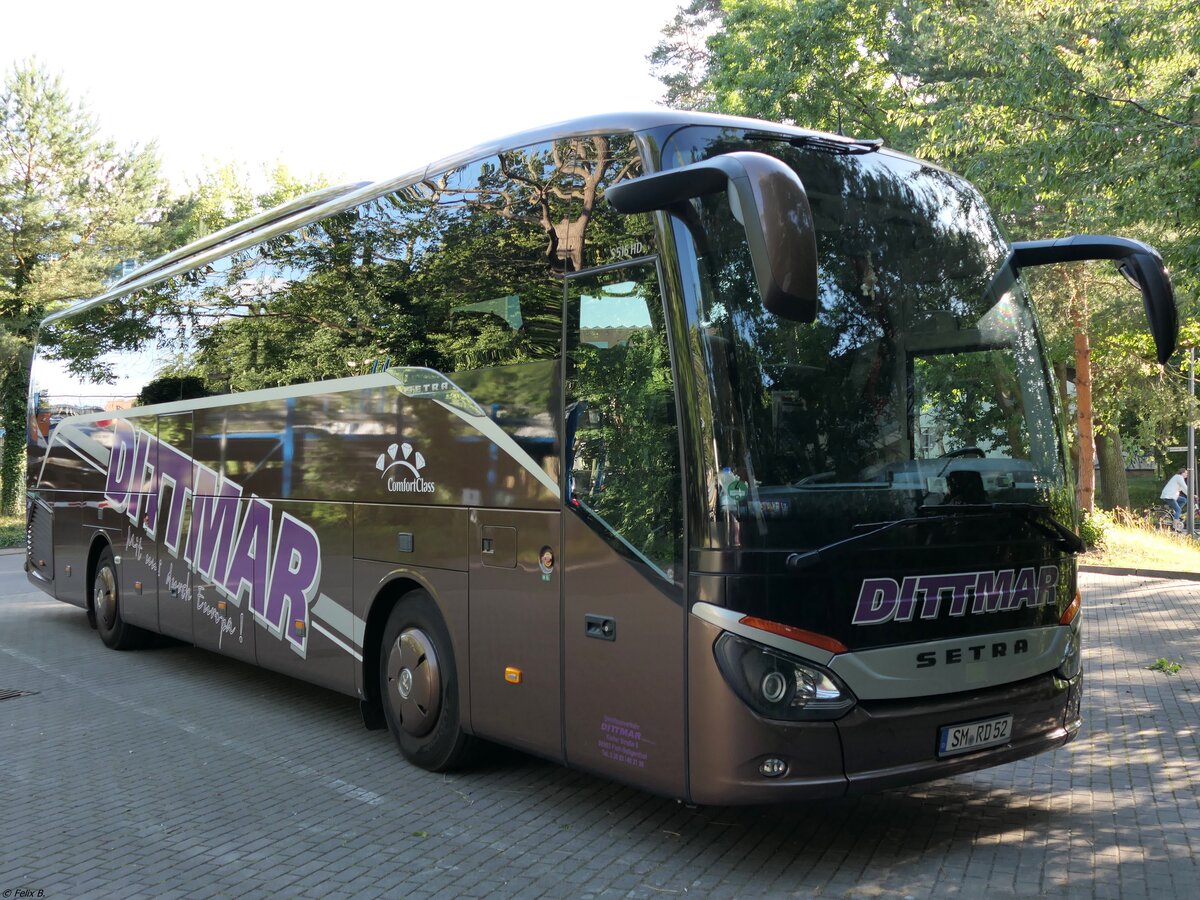Setra 515 HD von Dittmar aus Deutschland in Binz.