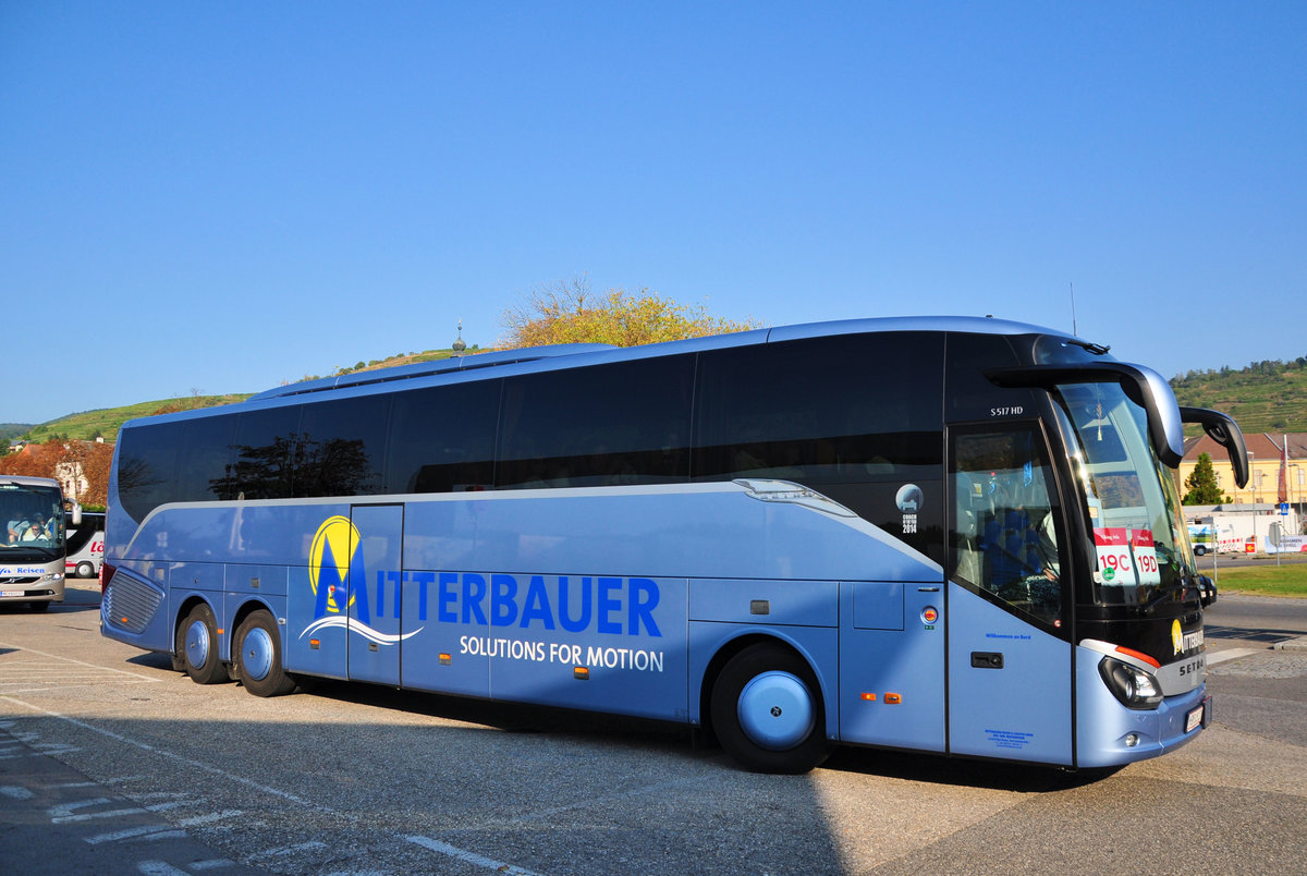 Setra 517 HD von Mitterbauer Reisen aus �sterreich in Krems.