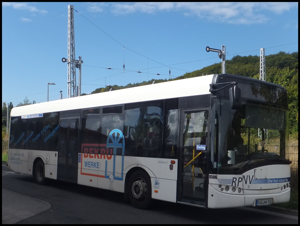 Solaris Urbino 12 der RPNV in Sassnitz.