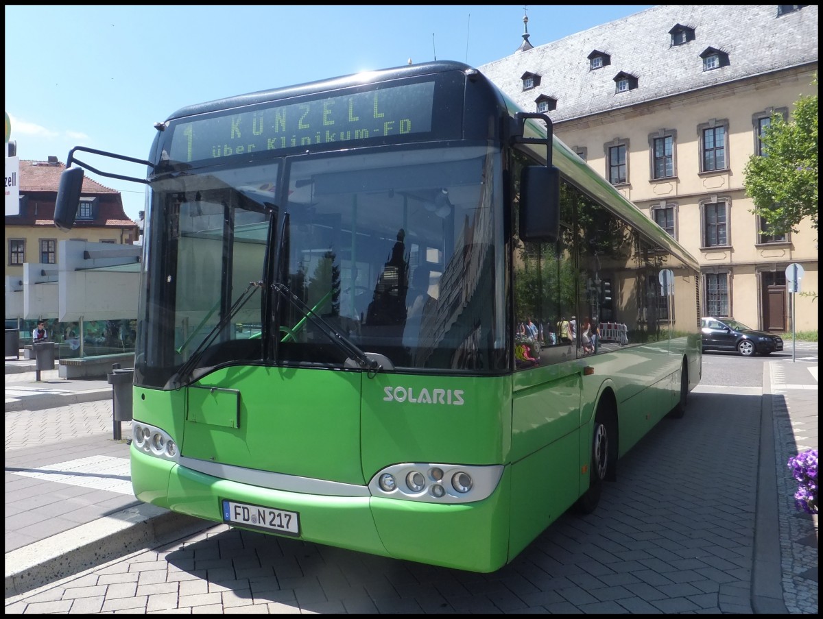 Solaris Urbino 12 der �WAG in Fulda.