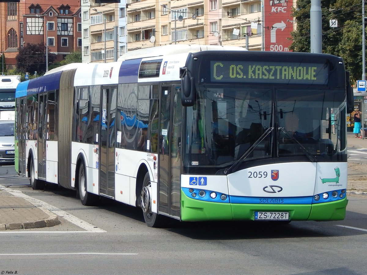 Solaris Urbino 18 der SPAD in Stettin.