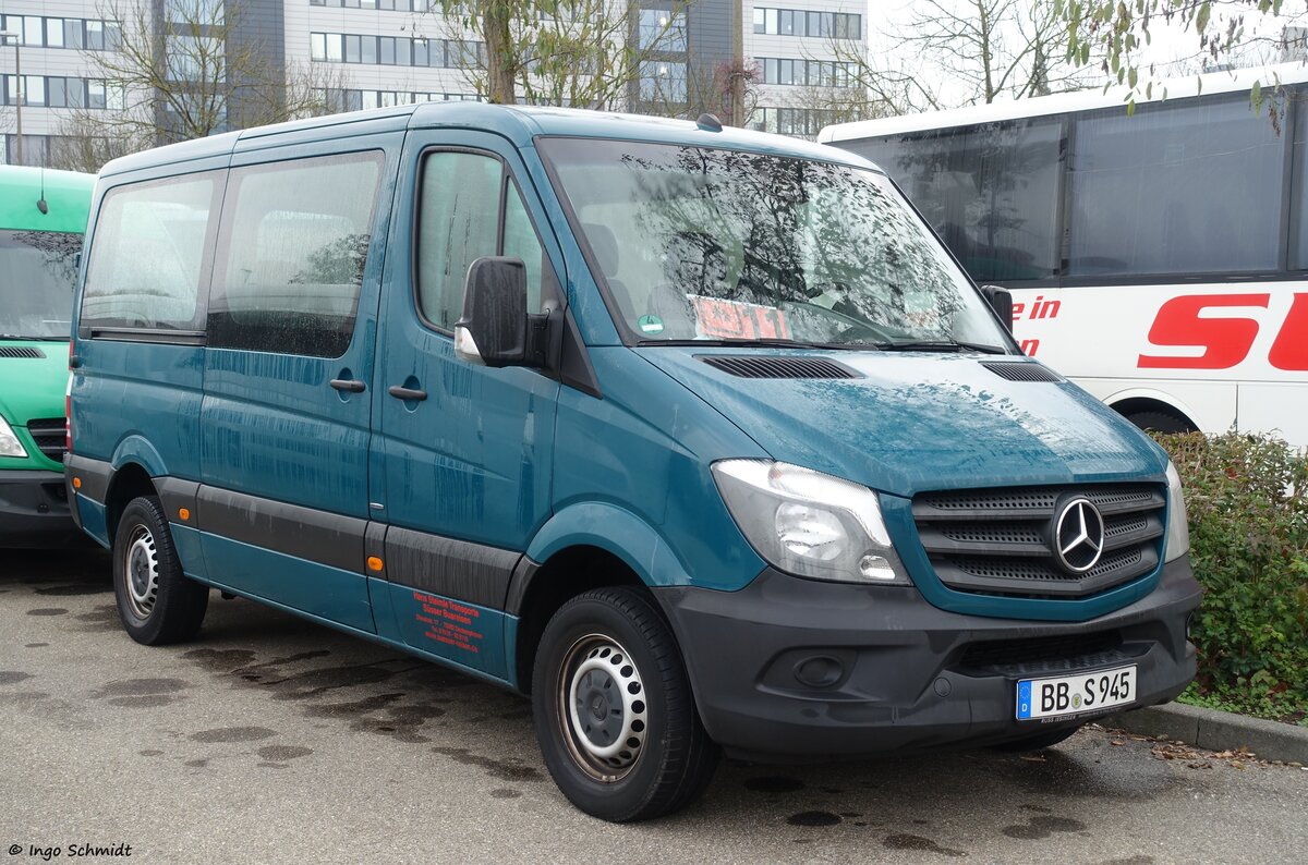 Süsser Reisen & Transport aus Deckenpfronn | BB-S 945 | Mercedes-Benz Sprinter | 24.11.2019 in Sindelfingen