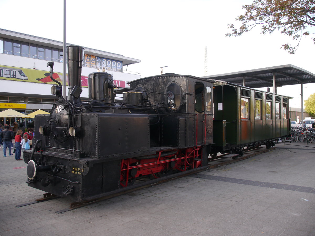Tramfest Historischer Zug:

Lok MEG-46(ursprnglich SSB=Straburger Straenbahn Gesellschaft, EMBG-Grafenstaden 1897FNr4805)und Wagen MEG-45(SSB-Hauptwerkstatt 1909).


2017-04-30 017 Kehl-Bahnhof 