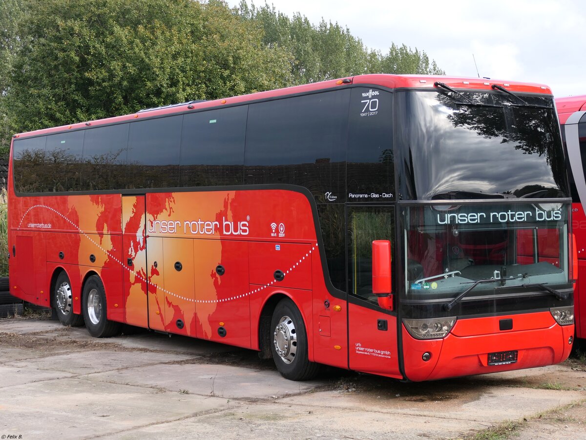 Van Hool TX17 von URB aus Deutschland in Ueckermünde.