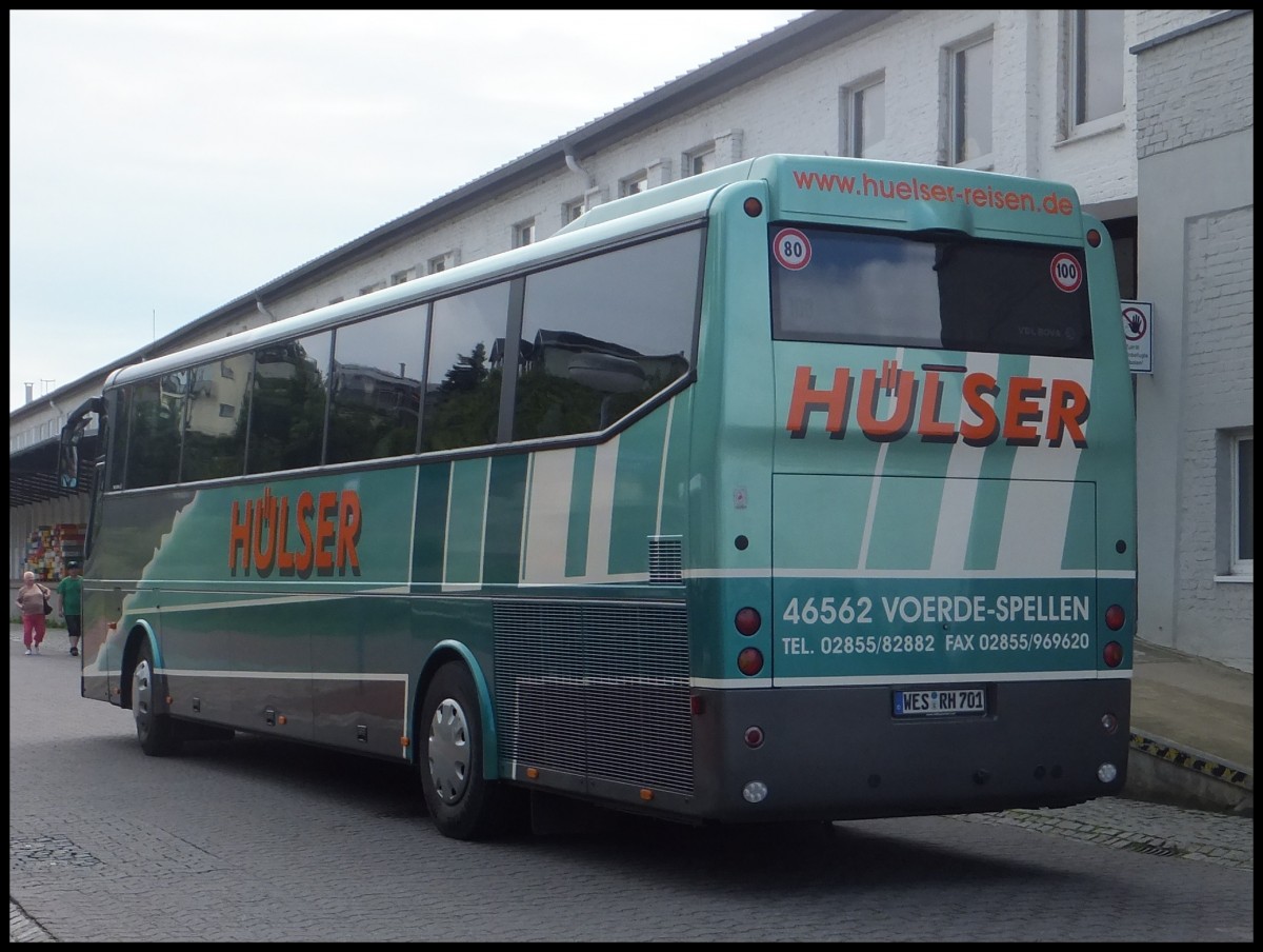 VDL Bova Futura von H�lser aus Deutschland im Stadthafen Sassnitz.
