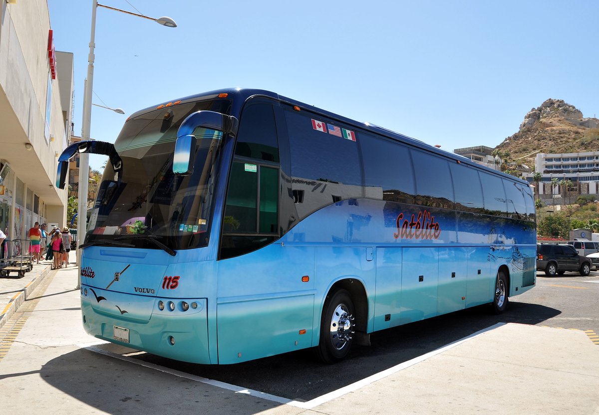 Volvo 9700 von Satelite in der Baja California Sur/Mexico gesehen.