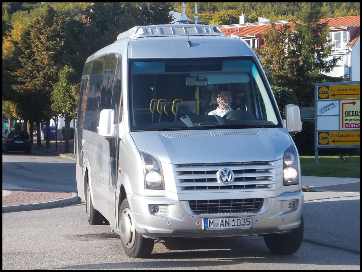 VW Crafter Vorf�hrwagen der RPNV in Sassnitz.