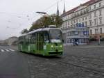 2011-11-17  Brno-Nadrazni,    Tram DPmB-1523 (Typ VarioLFR.E , Rekonstruktion auf Basis Tatra-T3)