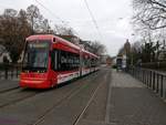 Tram MVG-222 L53=Hechtsheim (Variobahn Stadler2012)    2017-02-18 041 Mainz-Am-Gautor 