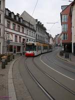 Tram MVG-208 L52=Bretzenheim (GT6M-ZR ADtranz1996)   2017-02-18 098 Mainz-Gaustraße 