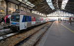2020-02-25  Paris-Saint-Lazare SNCF-Z6549+6550+Z6540+6539 (Z6400 Carel-Fouché+Alsthom1979) 