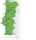 2022 Netzplan Schienenpersonenverkehr Portugal