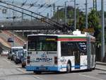 Van Hool AG300T der St�dtischer Verkehrsbetrieb Esslingen in Esslingen.