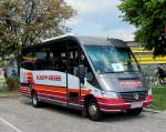 Kleinbus Mercedes Benz von SCHIPP Busreisen aus Nieder�sterreich am 30.8.2013 in Krems an der Donau unterwegs.