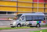 Mercedes Benz Sprinter von Karl Tours aus Ober�sterreich am 20.9.2014 in Krems unterwegs.