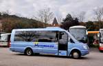 Mercedes Benz Sprinter von Mitterbauer Reisen aus �sterreich am 27.9.2014 in Krems.