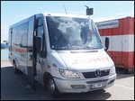 Mercedes Sprinter von John Reisen aus Deutschland im Stadthafen Sassnitz.