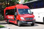Kleinbus Mercedes Sprinter von Feuerstein aus �sterreich in Krems gesehen.