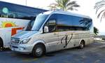 MB Sprinter von VAL D&acute;ENZA TOURS, abgestellt in San Remo im September 2017