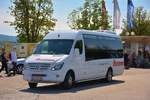 Mercedes Sprinter von Rossmann Mietwagen aus �sterreich im Mai 2018 in Krems.