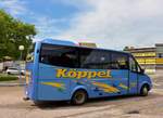 Mercedes Sprinter von K�ppel Reisen aus der BRD 2018 in Krems gesehen.