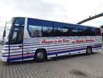 Drögmöller E330 H von Omnibus Hönle aus Deutschland im Stadthafen Sassnitz.
