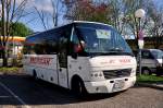 Mercedes Teamstar O 818 von Herrak Reisen aus �sterreich am 18.4.2015 in Krems.